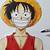 how to draw luffy from one piece