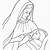 how to draw mary joseph and baby jesus