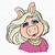 how to draw miss piggy easy