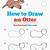 how to draw otter step by step