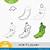 how to draw peas step by step