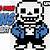 how to draw pixel sans