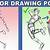 how to draw poses step by step