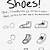 how to draw shoes on a person