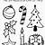 how to draw simple christmas symbols