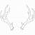 how to draw simple deer antlers
