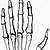 how to draw skeleton hands step by step