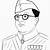 how to draw subhash chandra bose step by step