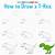 how to draw t rex step by step