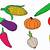 how to draw vegetables and fruits step by step