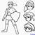 how to draw video game characters step by step