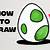 how to draw yoshi egg
