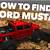 how to find a mustang in offroad outlaws