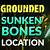 how to find sunken bones grounded