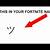 how to get a smiley face symbol fortnite name