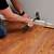 how to install laminate wood flooring without removing baseboards