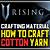 how to make cotton yarn v rising