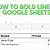 how to make grid lines bold in google sheets