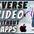 how to reverse a video on iphone without an app