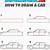 how to sketch a car step by step