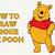 how to sketch winnie the pooh