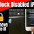 how to unlock disabled iphone x without computer