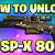 how to unlock the spx 80