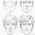 human face drawing step by step