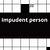 impudent crossword clue wsj