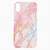 iphone xr pink marble case