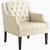 ivory armchair