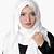 jilbab instan warna putih