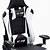 kcream gaming chair with footrest