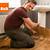 laying laminate flooring in a bathroom