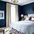 light blue and black bedroom ideas