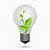 light bulb with plant inside drawing