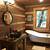 log cabin small bathroom ideas