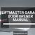 manual for liftmaster garage door opener