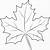 maple leaf drawing template