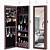 mirrored wall mounted jewelry armoire