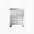 monaco 3 drawer mirrored bedside table