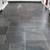 natural slate floor tile installation