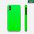 neon green iphone xr case