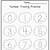 number worksheet for 2 year olds