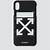 off-white arrow logo iphone xs max case