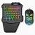 one-handed gaming keyboard and mouse set black