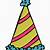 party hat drawing vector