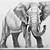 pencil drawing elephant step by step