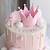 pink 1st birthday cake ideas