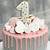 pink and gray cake ideas